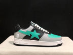 BAPE Bape Sta Low-Top Sneakers Black Grey Turquoise