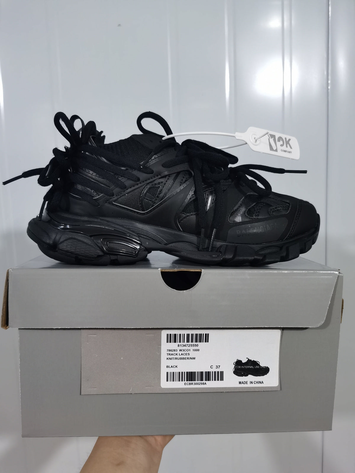 Balenciaga Track Lace Sneakers Black