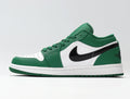 Jordan 1 Low White and Green Sneakers 553558-301