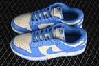 Nike Dunk Low Retro Blue and Cream Sneakers DV0833-113