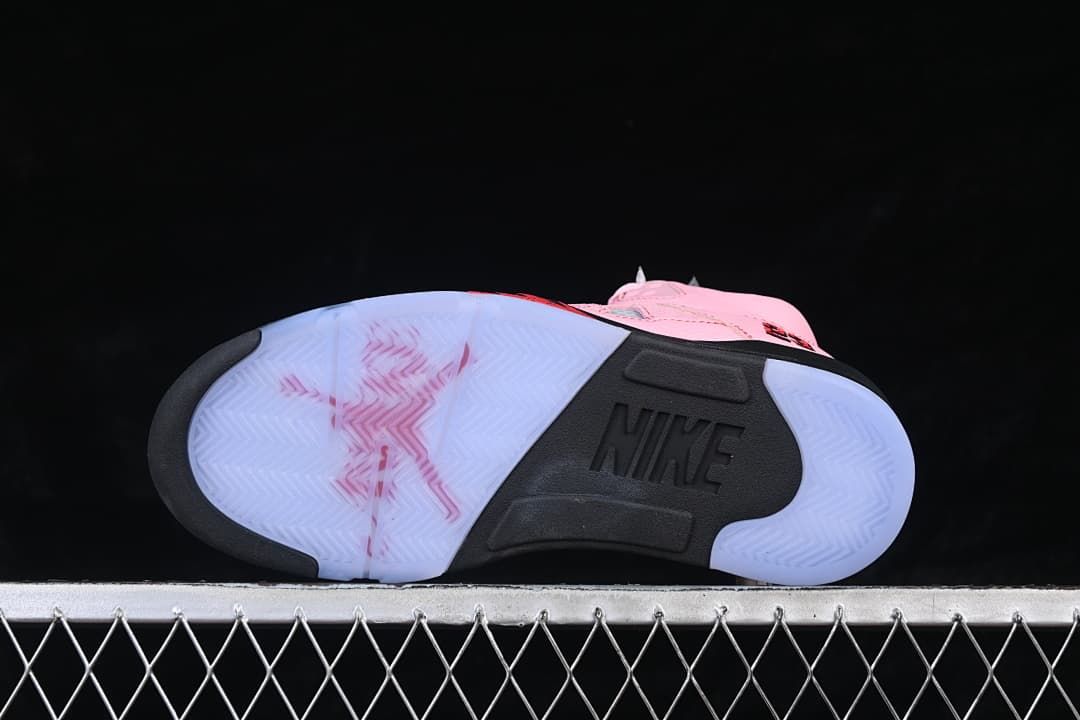 Awake NY x Air Jordan 5 Pink High-Top Sneakers