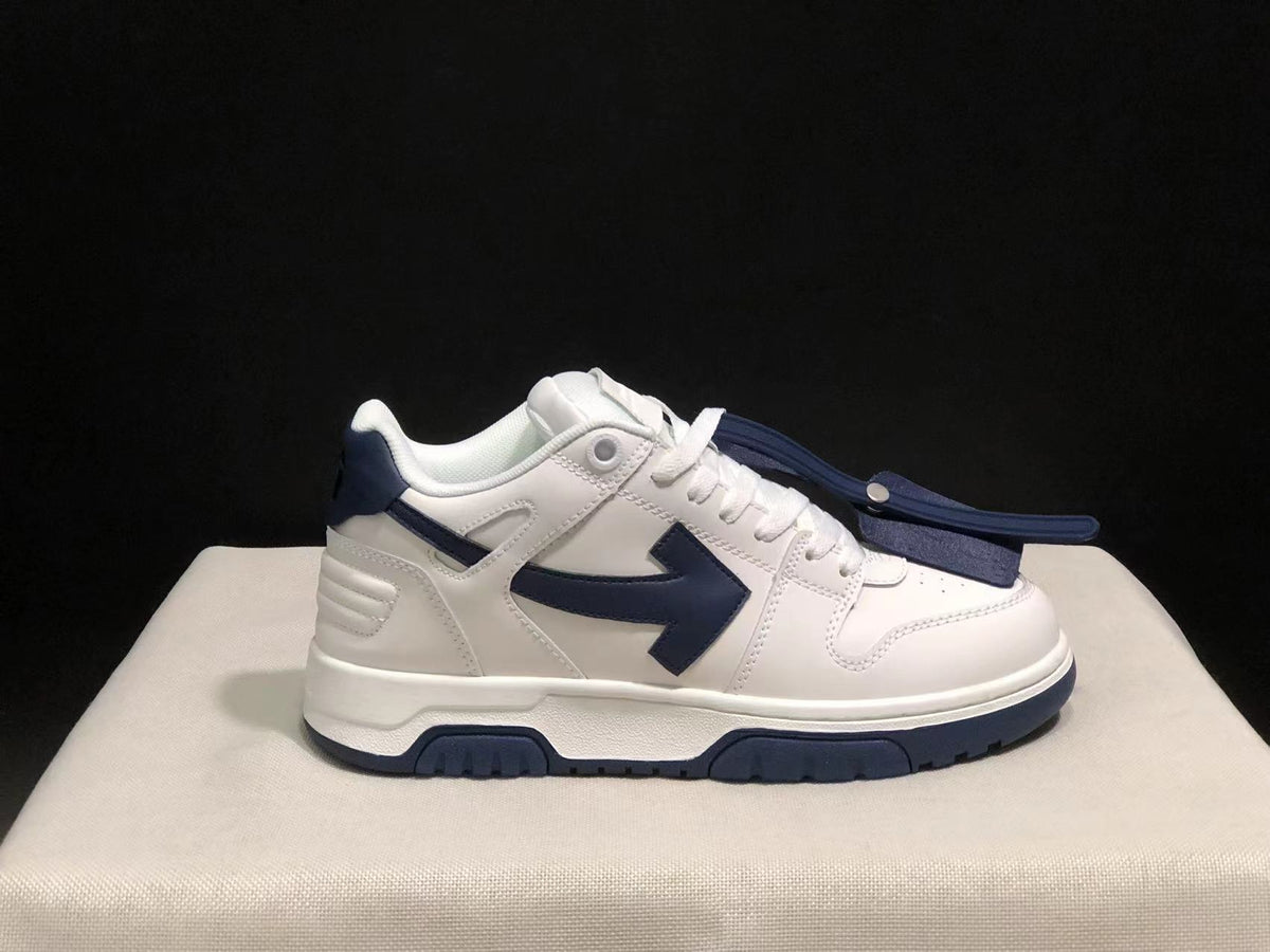 Off-White Out Of Office Low-Top Sneakers White and Navy