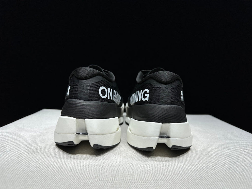 On Cloudboom Max Running Shoes, Black/White