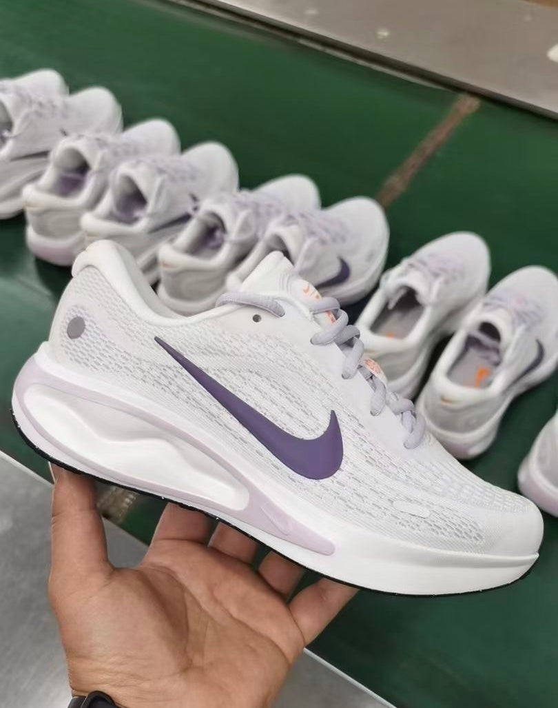 Nike Journey Run Road Running Shoes White Purple FJ7765-100