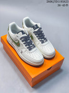 Nike Air Force 1 Low White Green Custom Sneakers