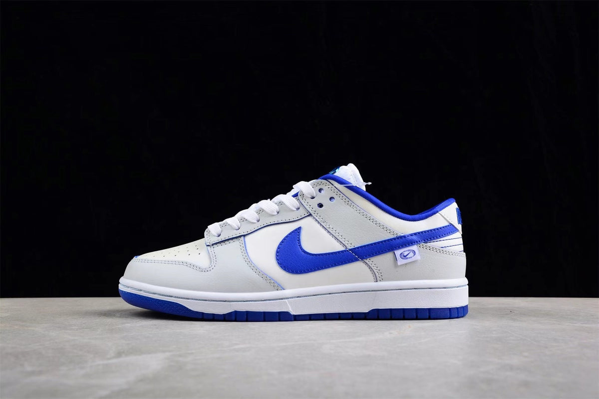 Nike SB FB1841-100 White Blue Low-Top Sneakers