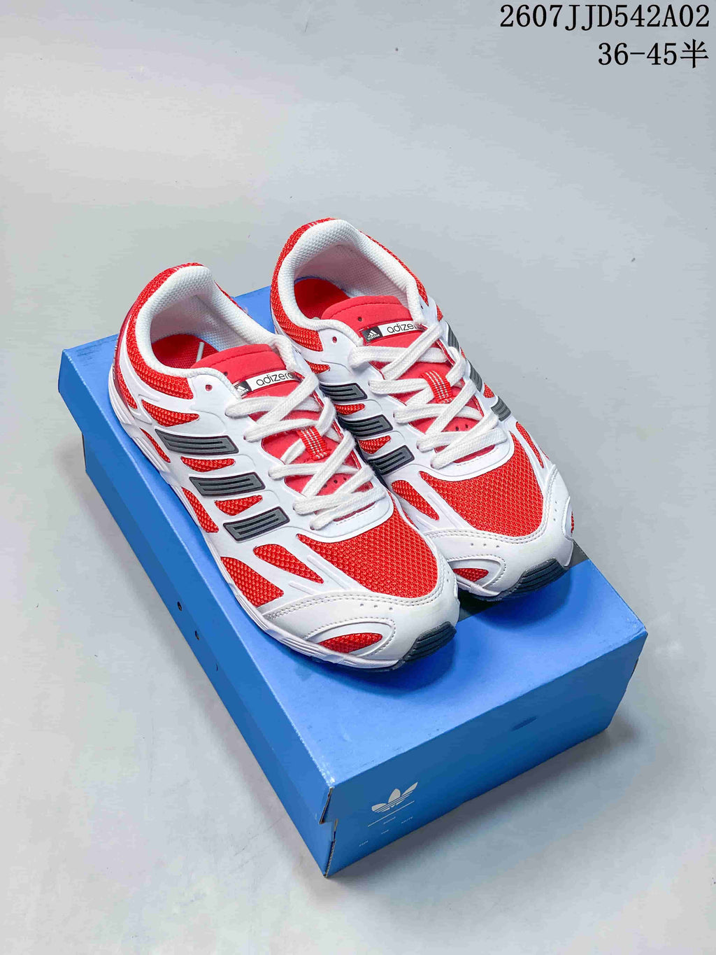 adidas Adizero PR SFTM Red and White Sneakers
