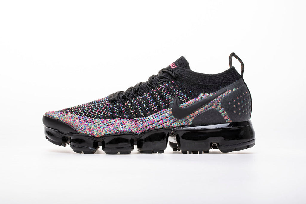 Nike Air VaporMax Flyknit 2 Sneakers Black Multicolor 942842-015