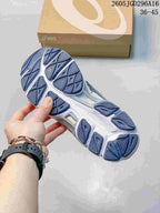ASICS Gel-Cumulus 16 White Silver Navy Sneakers