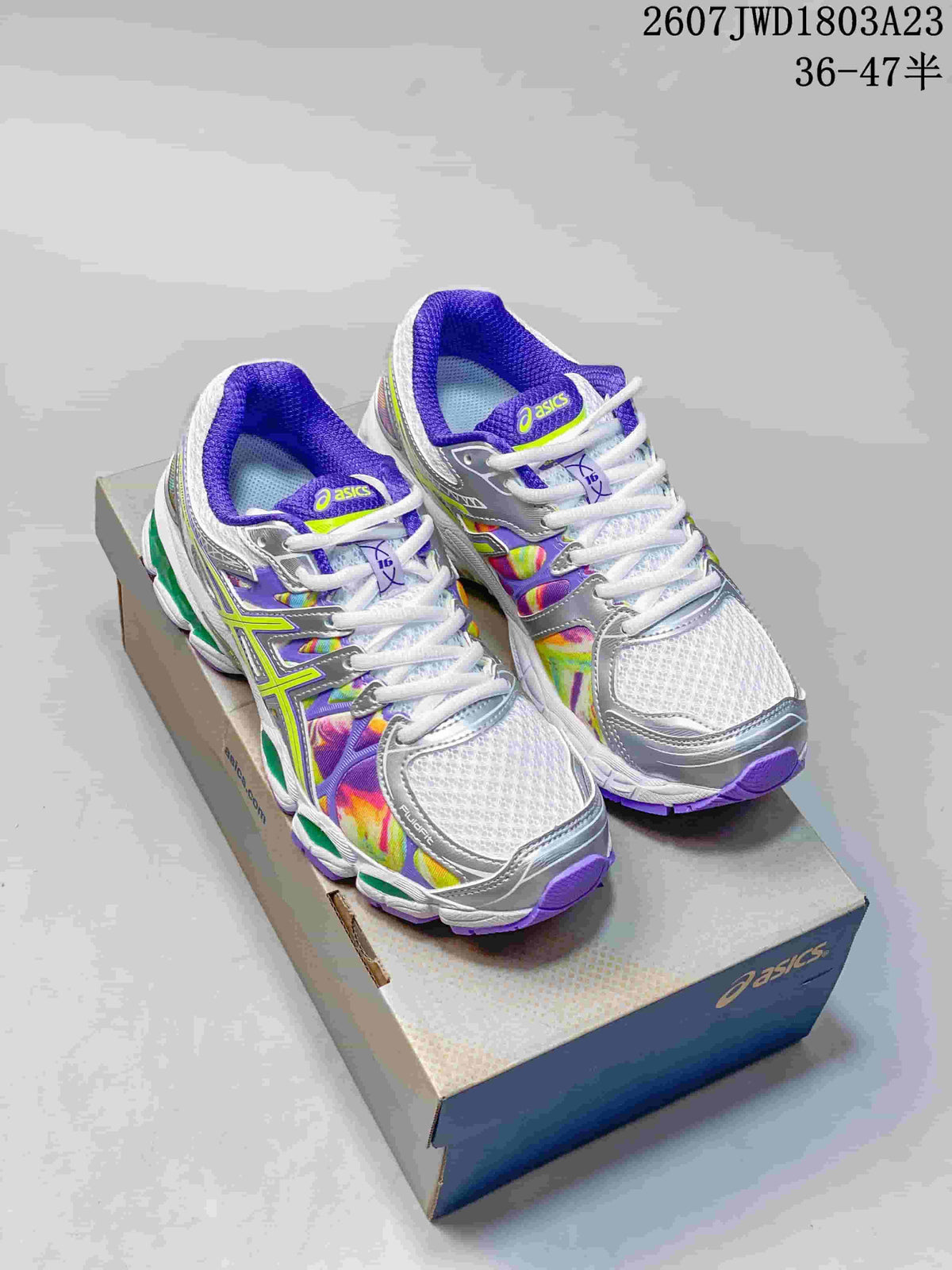 ASICS Gel-Nimbus 16 Running Sneakers White Purple Multicolor