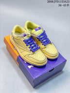 Nike Low-Top Sneakers in Yellow and Purple