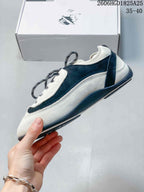 Chanel Black and White Low-Top Sneakers 2606HGD1825A25