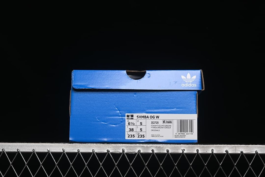 adidas Samba OG JI2725 White Silver Gum Sneakers