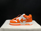 OFF-WHITE Out Of Office Low-Top Sneakers Orange White