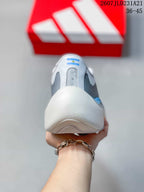 Adidas Hyperboost Edge Running Sneakers White Blue