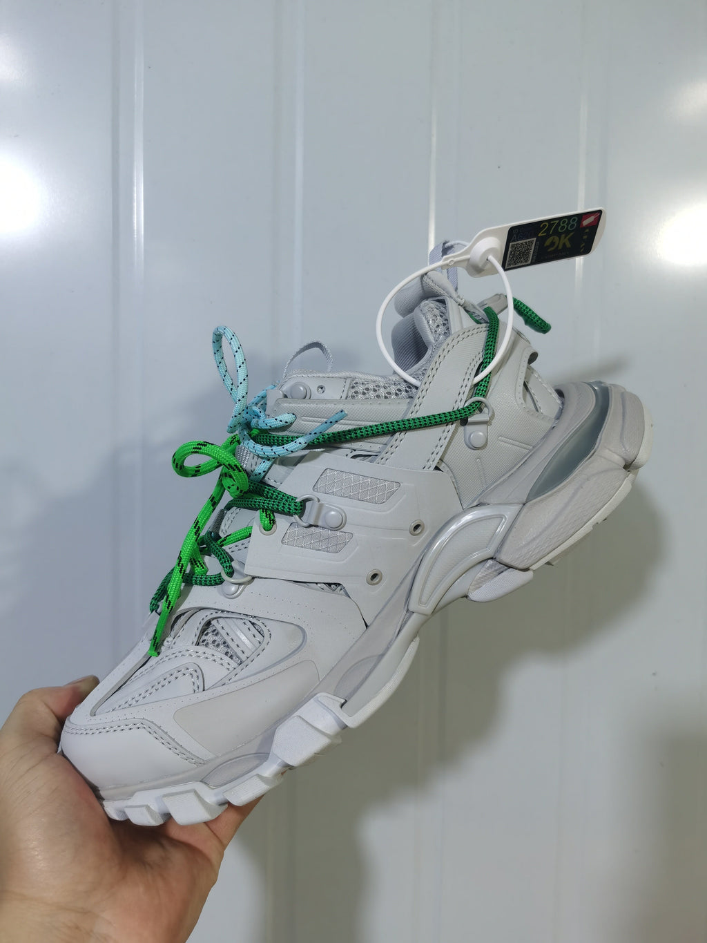 Balenciaga Track Trail Sneakers Grey Green Blue 1340