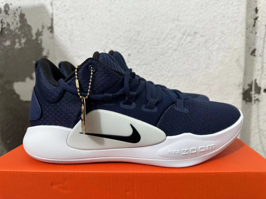 Nike Zoom Basketball Shoes, Navy Blue and White