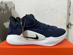 Nike Zoom Basketball Shoes, Navy Blue and White