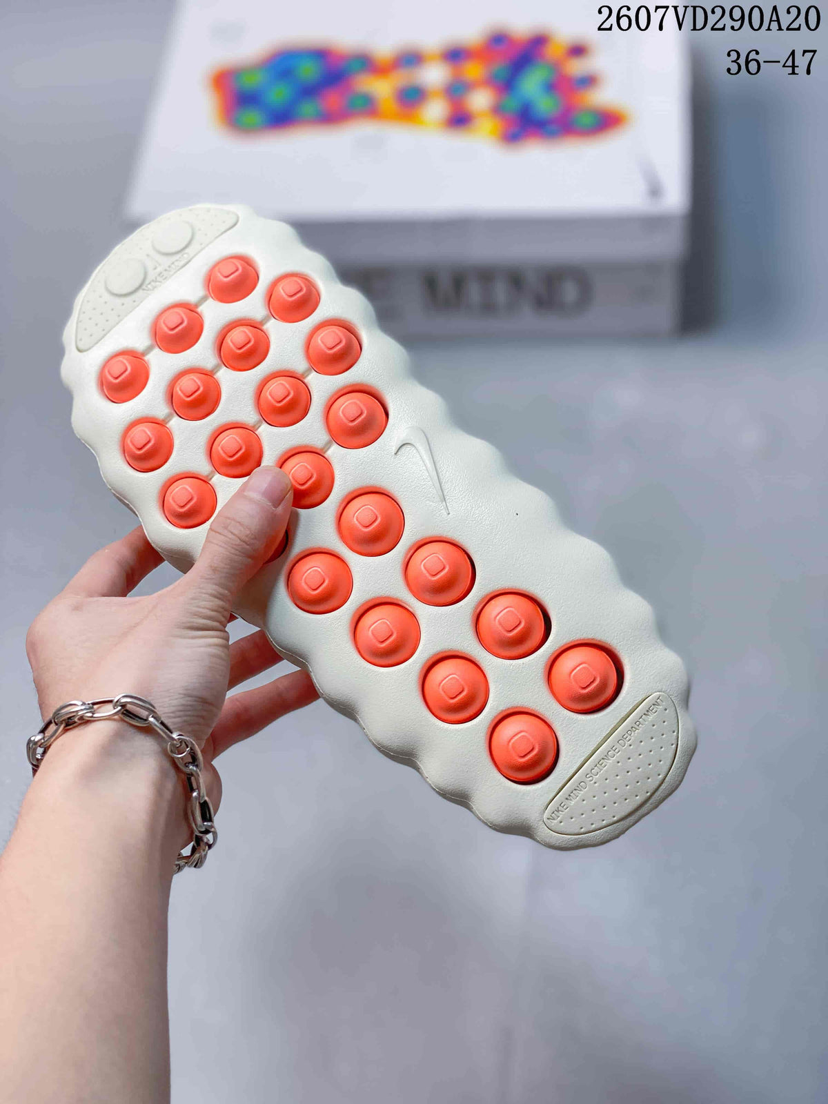 Nike Mind 001 White Slip-On Slides 2607VD290A20