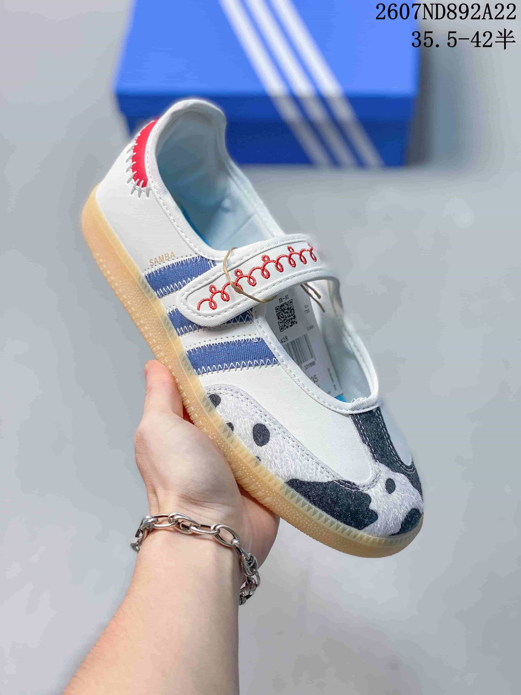 adidas Samba Jane Mary Jane Sneakers in White