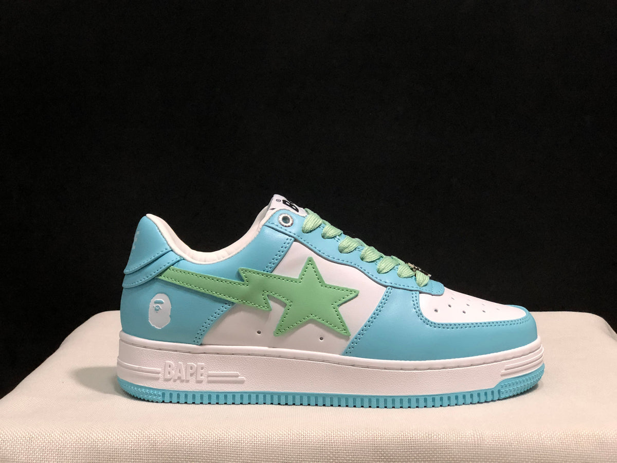 BAPE Sta Low Sneakers Blue Green