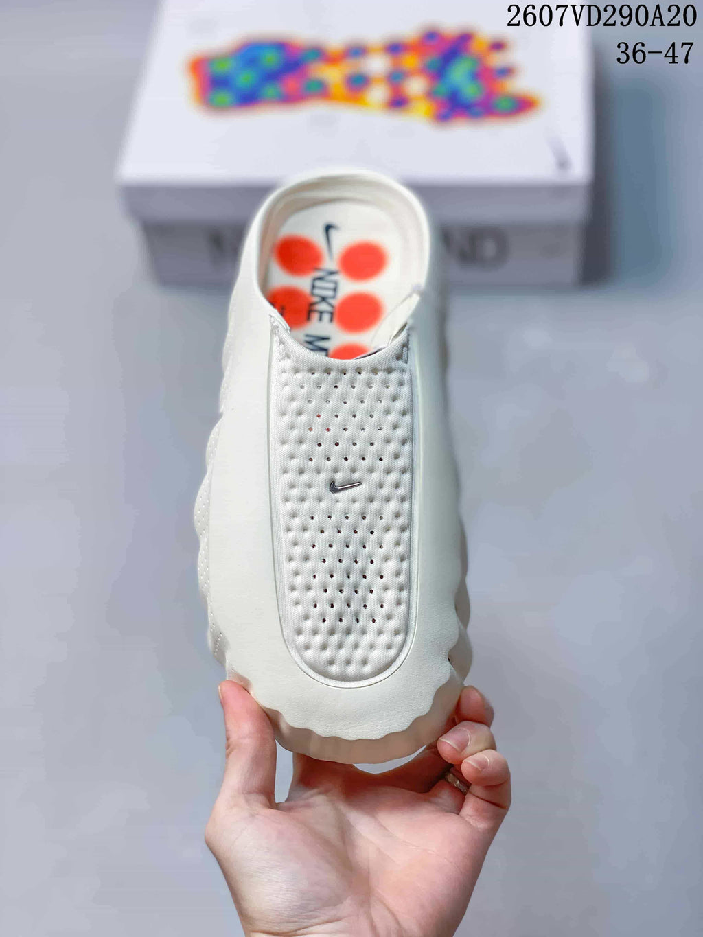 Nike Mind 001 White Slip-On Slides 2607VD290A20