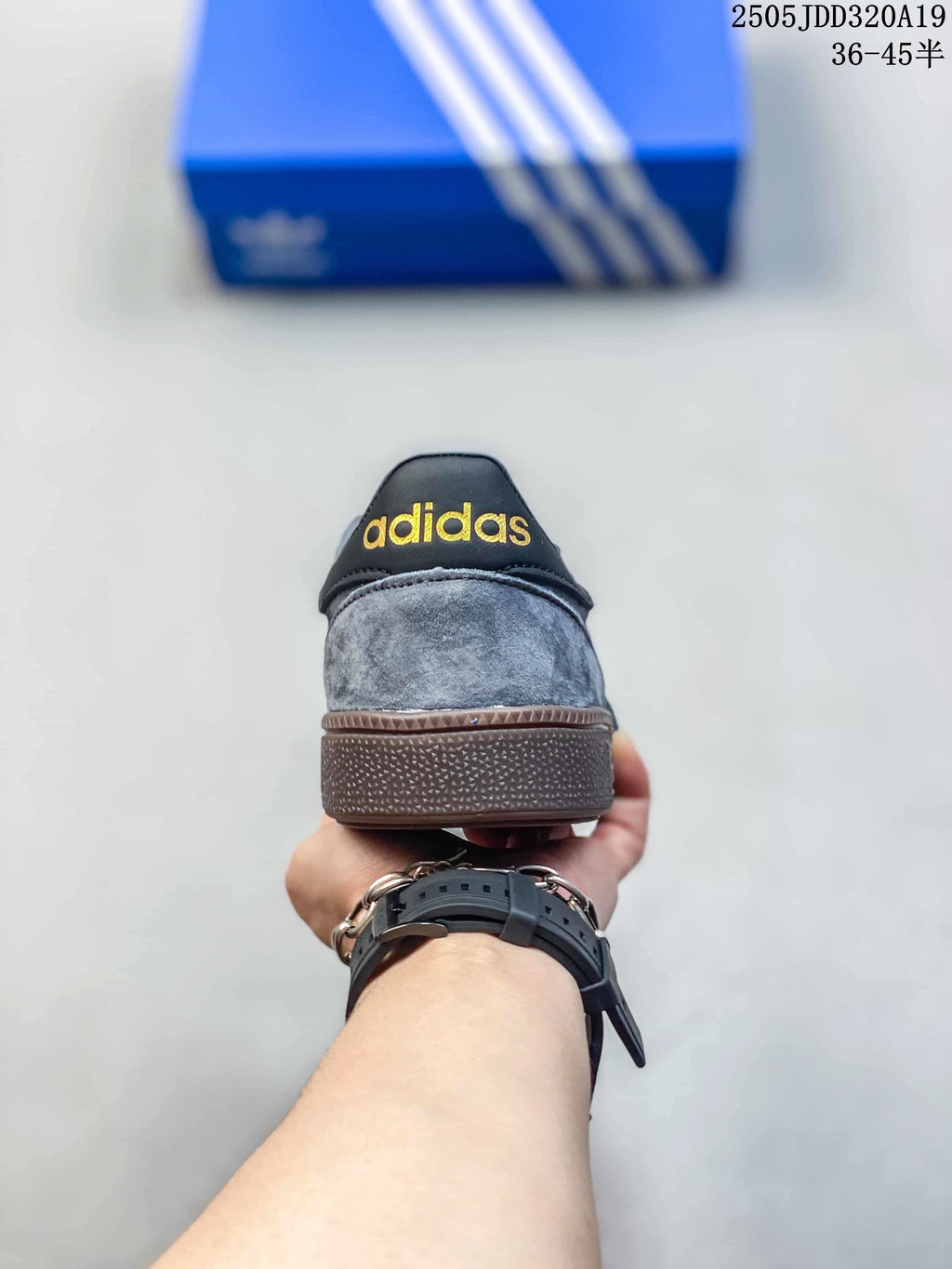 adidas Originals Gazelle Indoor Sneakers Grey Black 2505JDD320A19