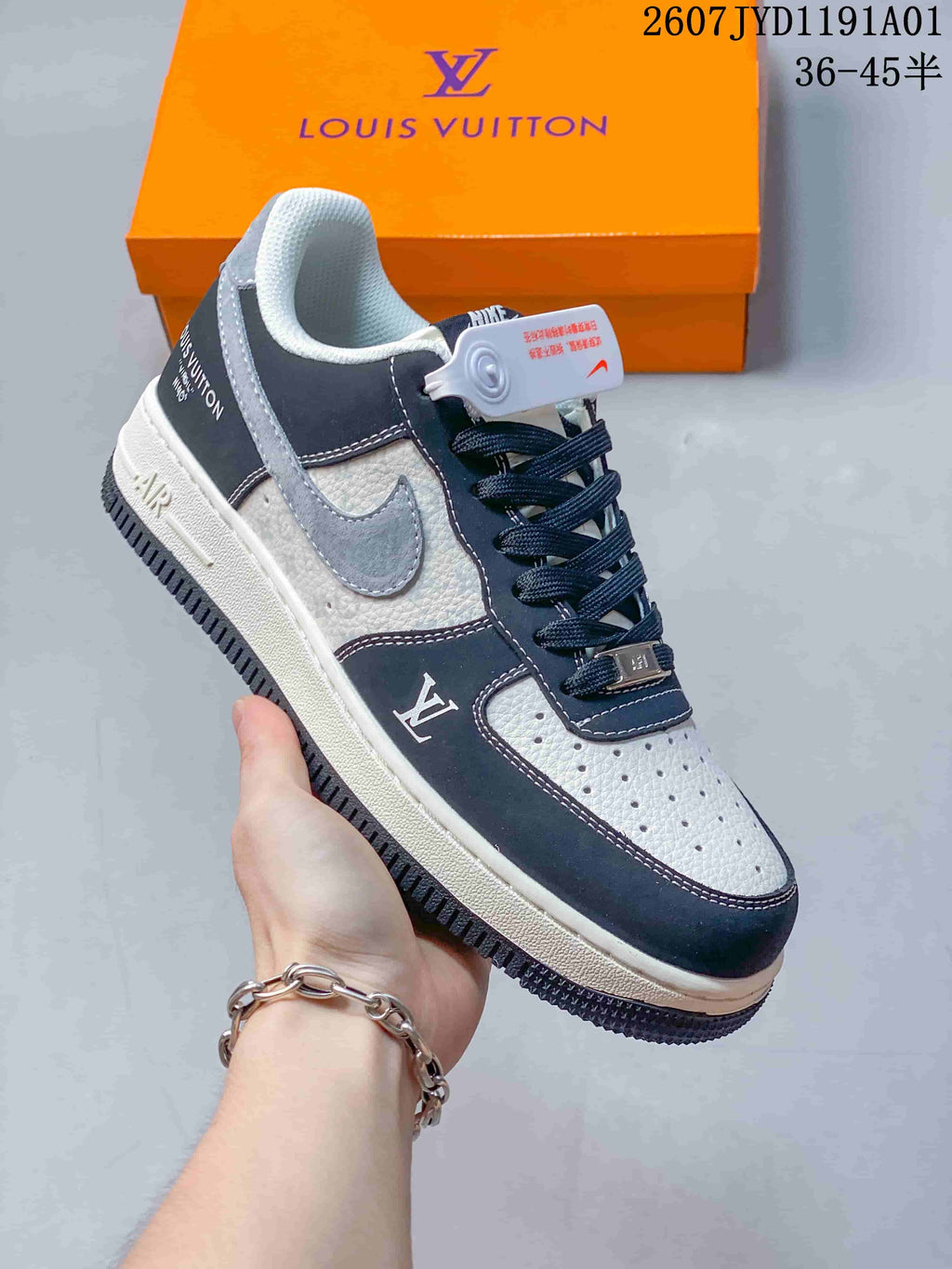 Nike Air Force 1 ’07 Low LV-Style Sneakers, Multicolor
