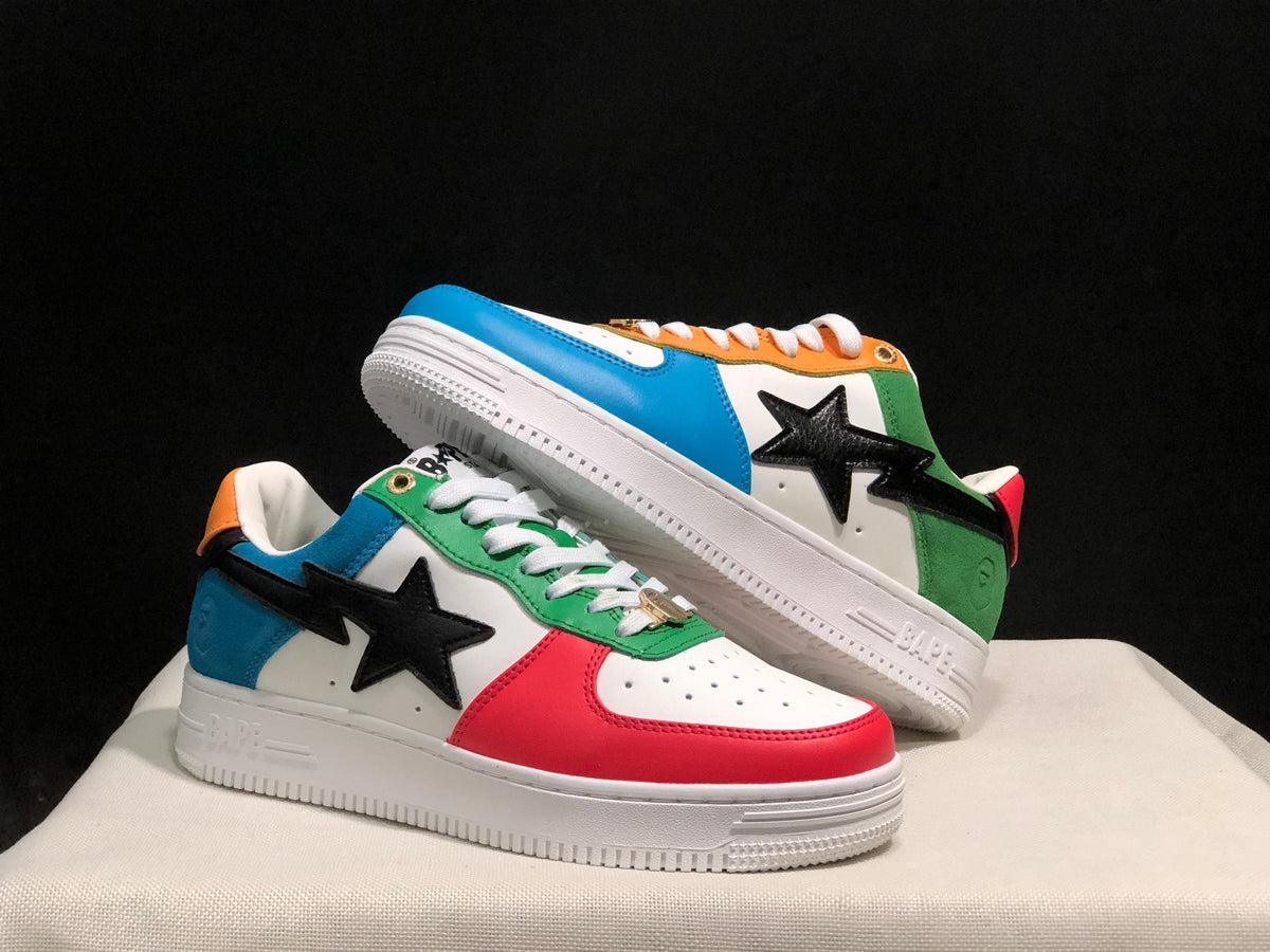 BAPE Bape Sta Low-Top Sneakers Multicolor