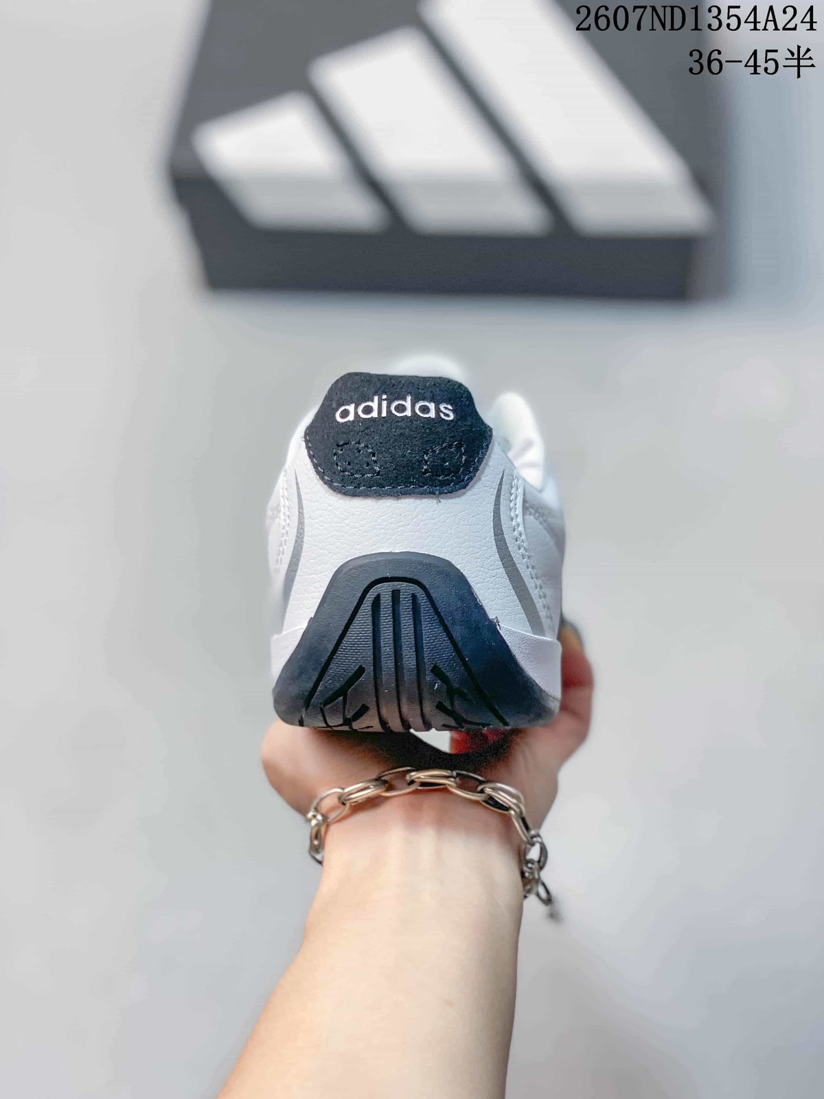 adidas Adipista White Black Low-Top Casual Sneakers