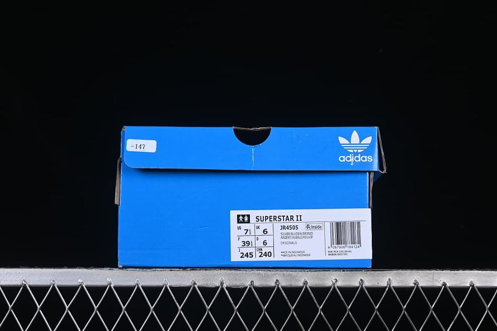 adidas Superstar II JR4505 White Silver Sneakers
