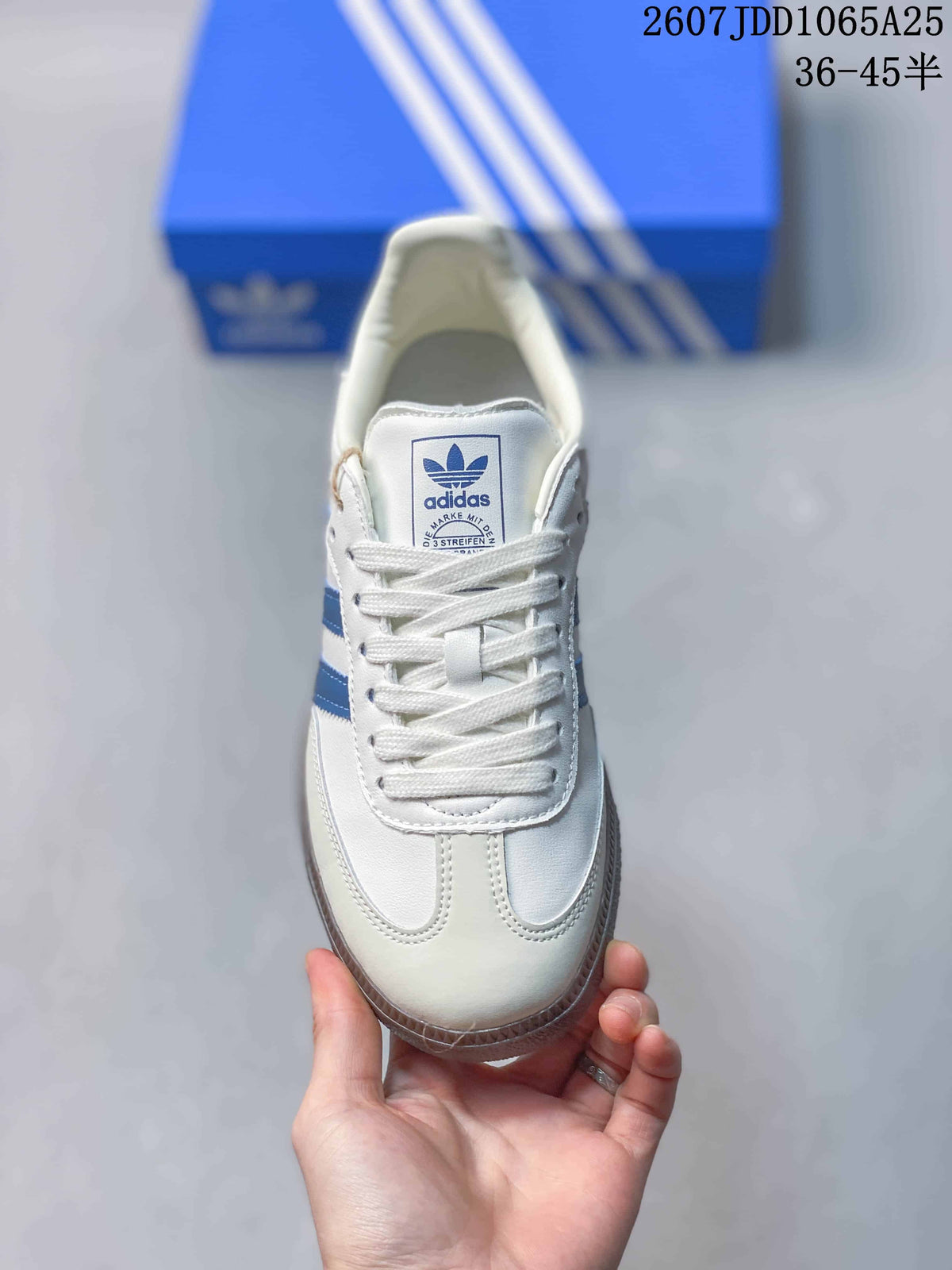 Adidas Samba Vegan OG Sneakers White Blue 712050