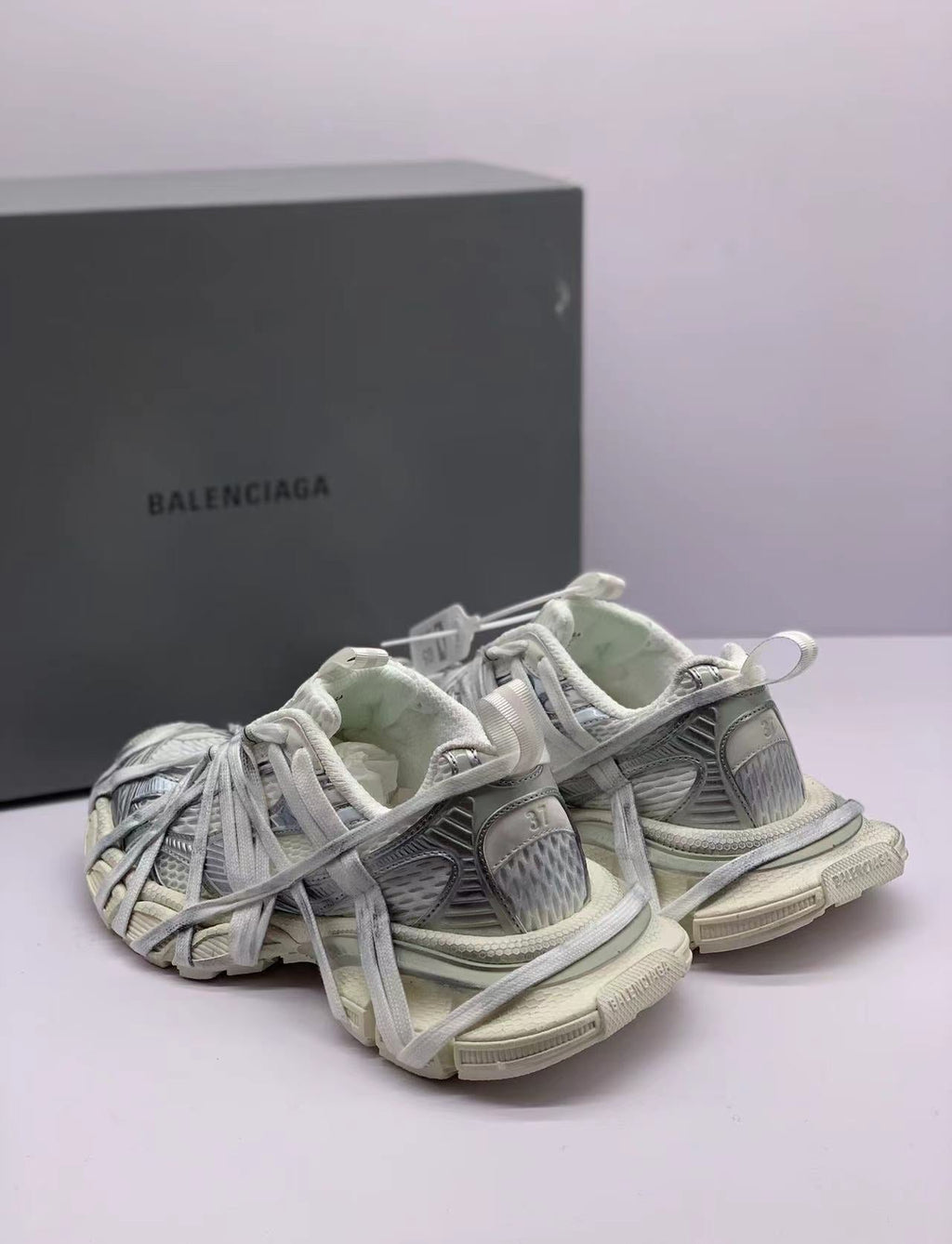 Balenciaga 3XL Sneakers All White