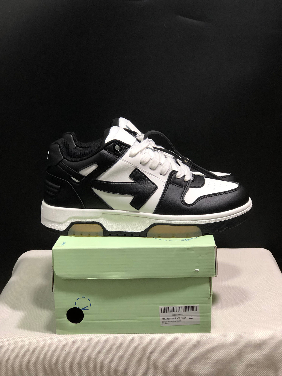 Off-White Out Of Office Low-Top Sneakers Black White