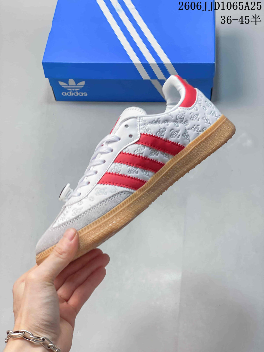 Adidas Originals Samba Vegan OG Disney Sneakers White Red