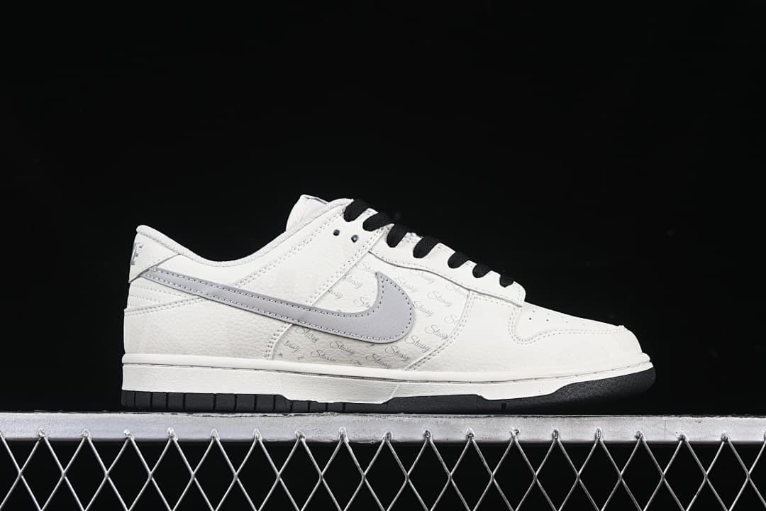 Nike Dunk Low Stüssy White Grey Sneakers DJ2024-054