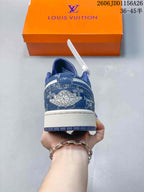 Jordan Fragment Travis Scott Low Sneakers Blue White 2606JDD1156A26