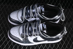 Nike SB Dunk Low Strap Sneakers Black and White HF5441-100