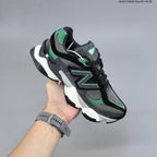 New Balance 9060 Sneakers in Charcoal and Green
