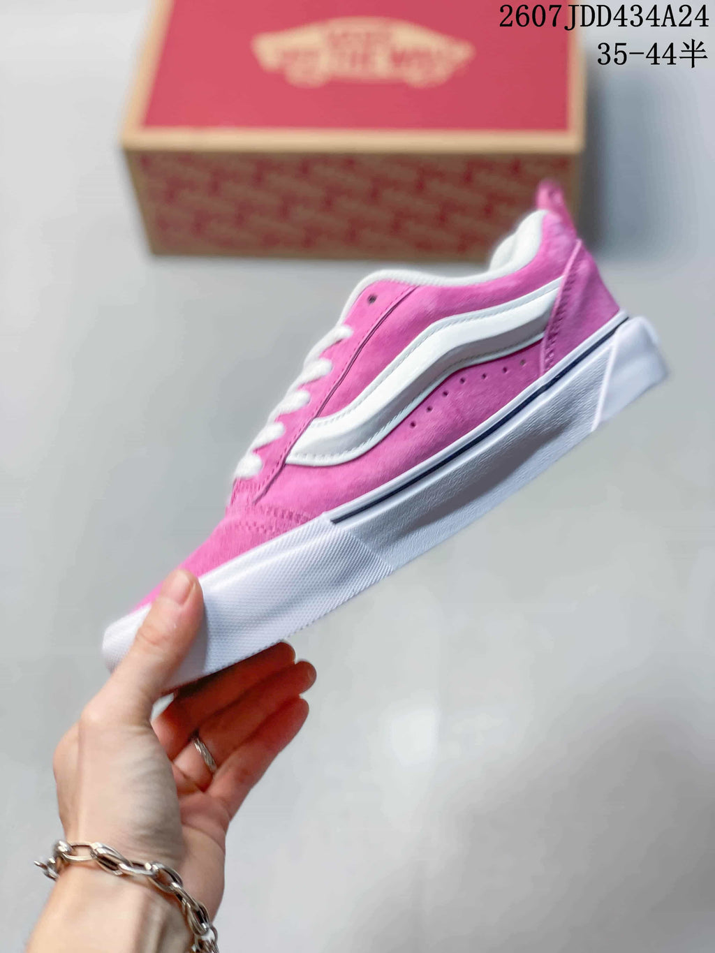 Vans Knu Skool Low-Top Sneakers Pink 712040OPR