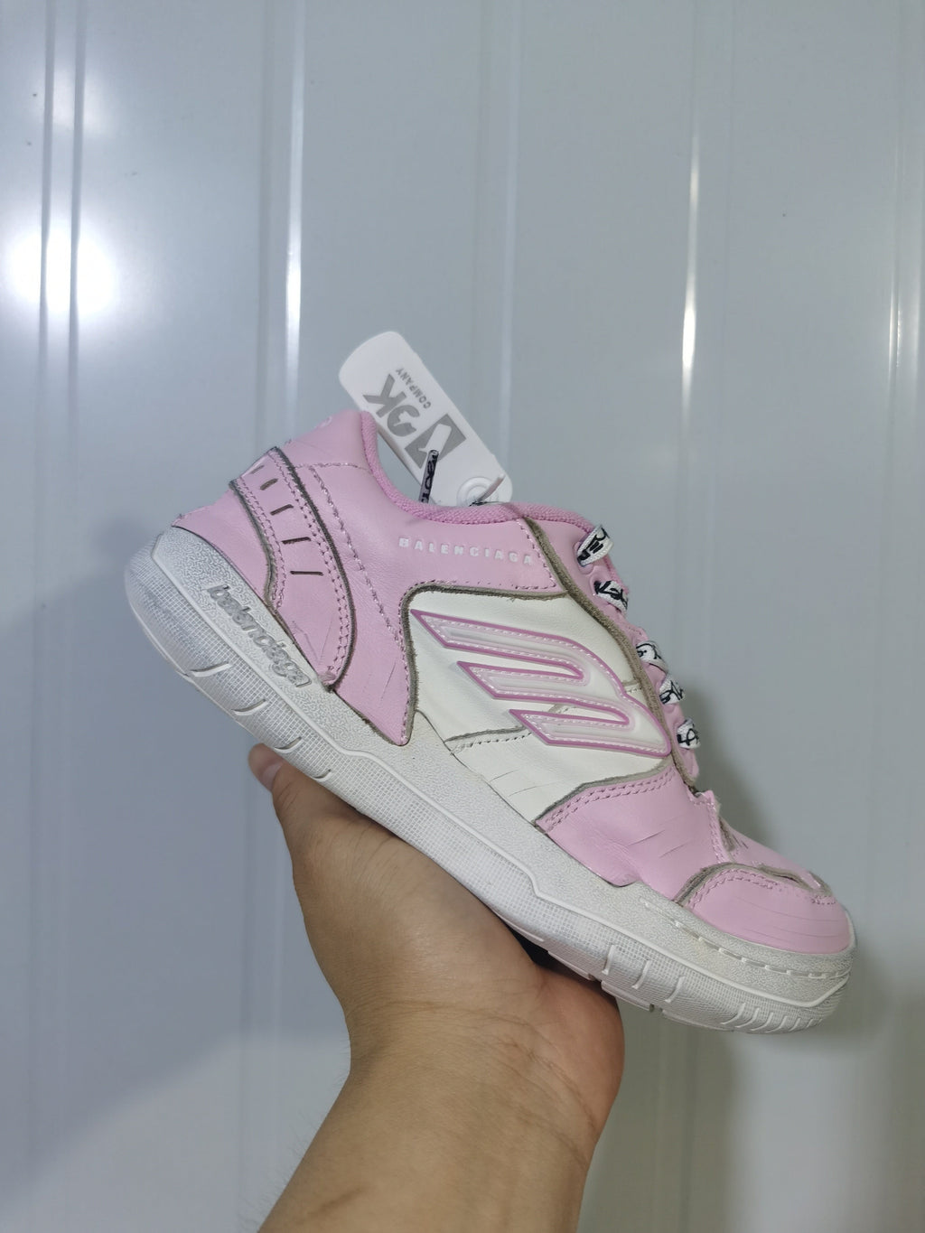 Balenciaga Hamptons 5090 Pink White Sneakers