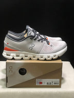 On Cloud X4 Low-Top Running Shoes Silver/Flame