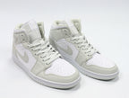 Nike Air Jordan 1 Mid Sneakers White Grey CV5280-103