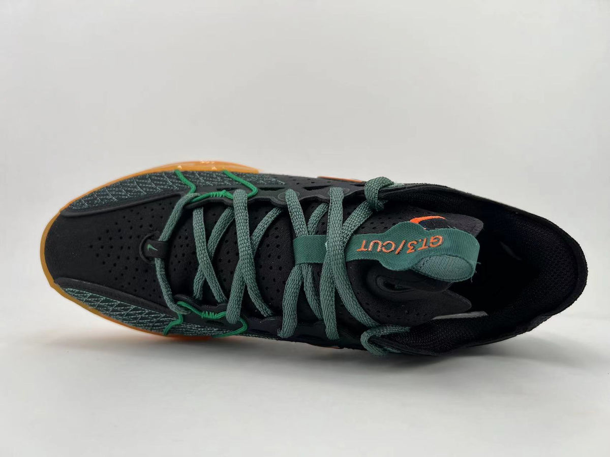Nike GT Cut 3 Basketball Shoes Black Green DV2913-001