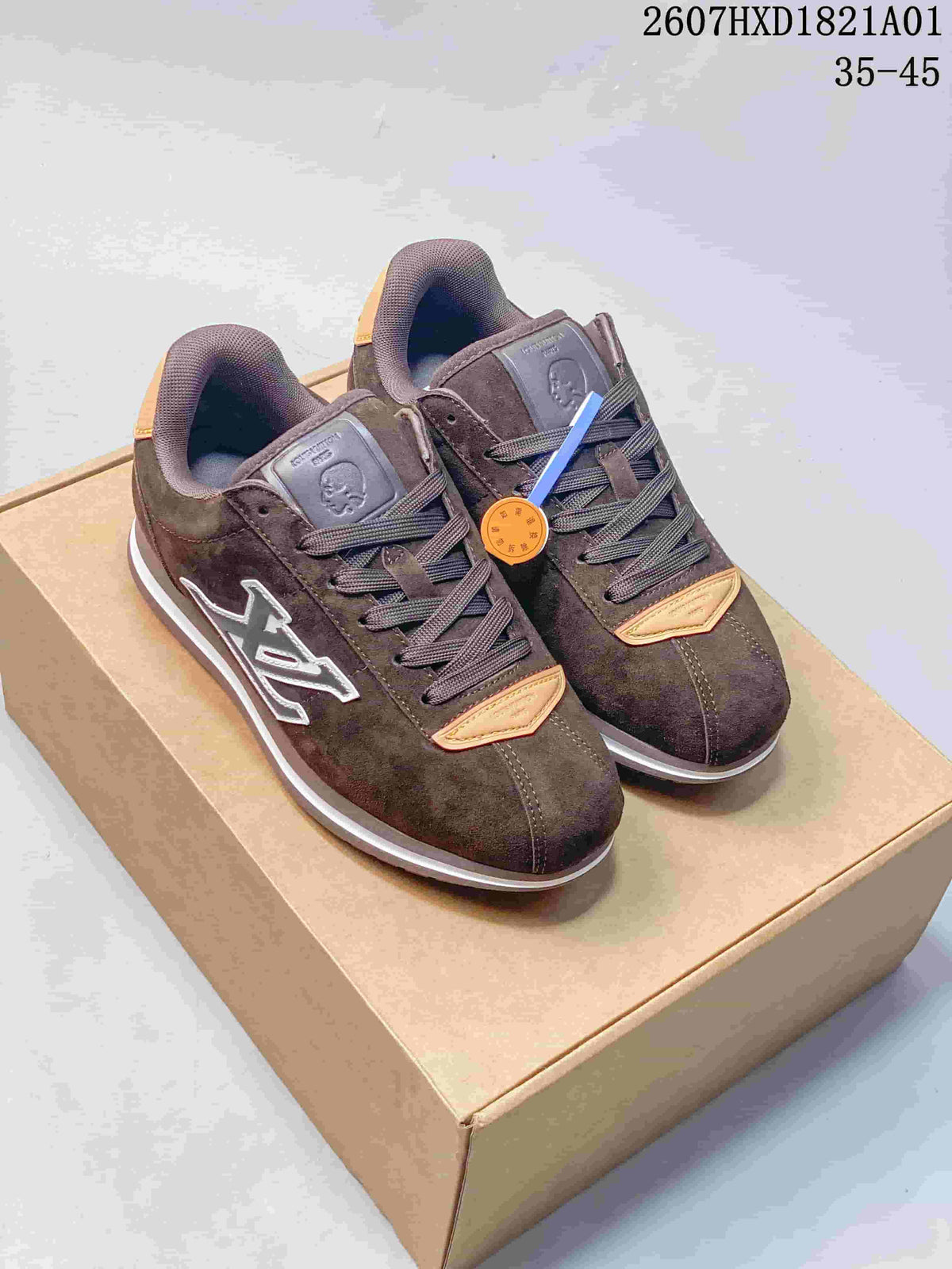 Louis Vuitton Buttersoft Low-Top Sneakers in Brown
