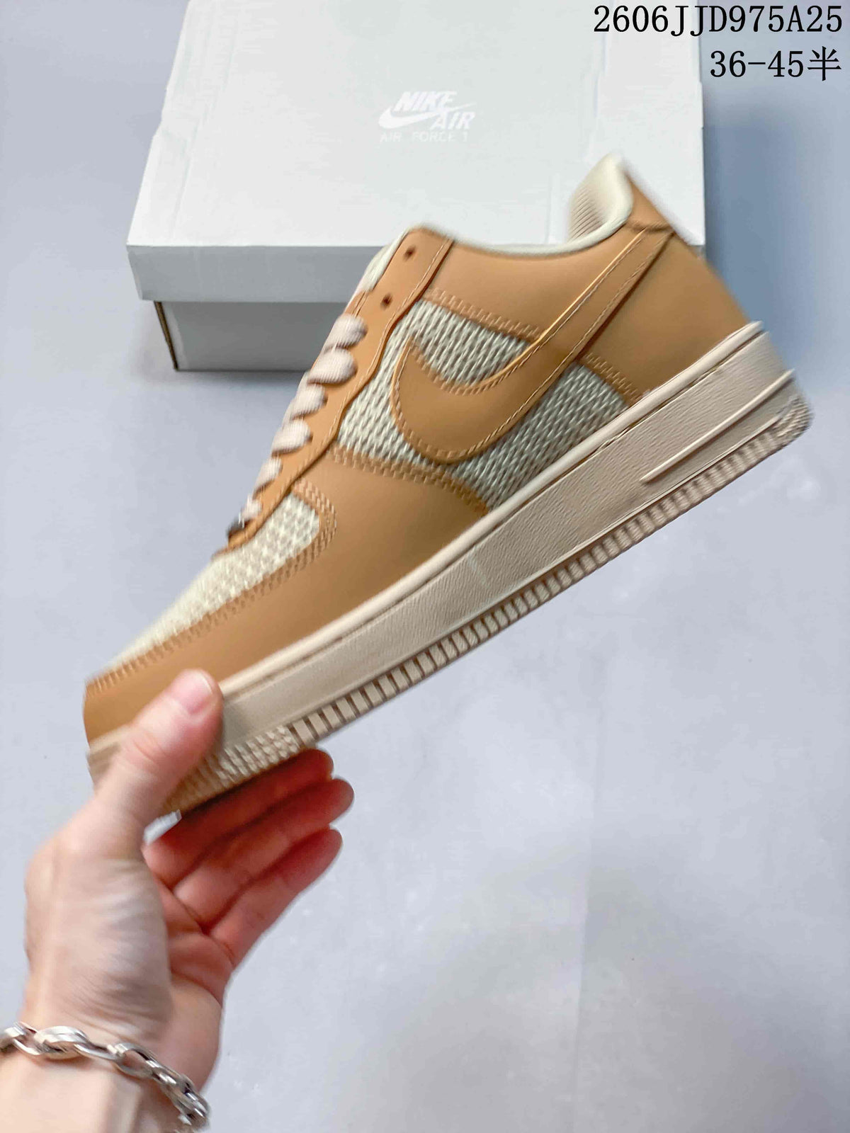 Nike Air Force 1 '07 Low Sneakers Tan Cream JD975A25
