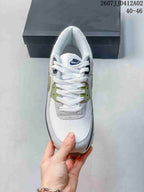 Nike Air Max 90 Retro Sneakers in White and Olive