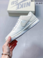 Nike SB Dunk Low Pro Sneakers White Grey 2607ND235A25