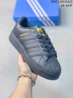Adidas Superstar Sneakers Black Yellow HQ2646