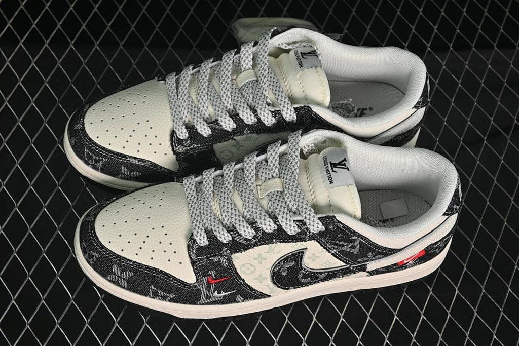 Nike SB Dunk Low Monogram-Print Low-Top Sneakers
